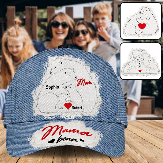 Mama Bär – Personalisierte klassische Muttermütze