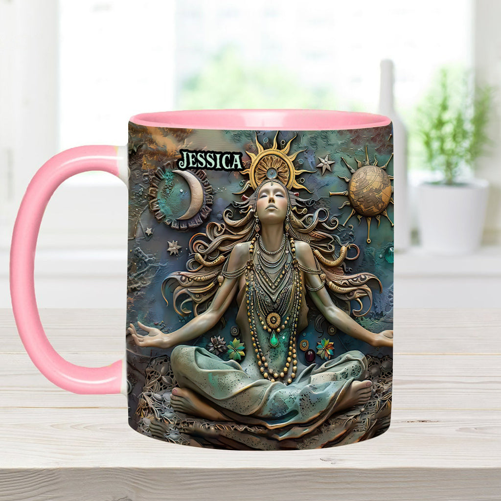 I'm Not Sugar And Spice - Personalized Yoga Accent Mug