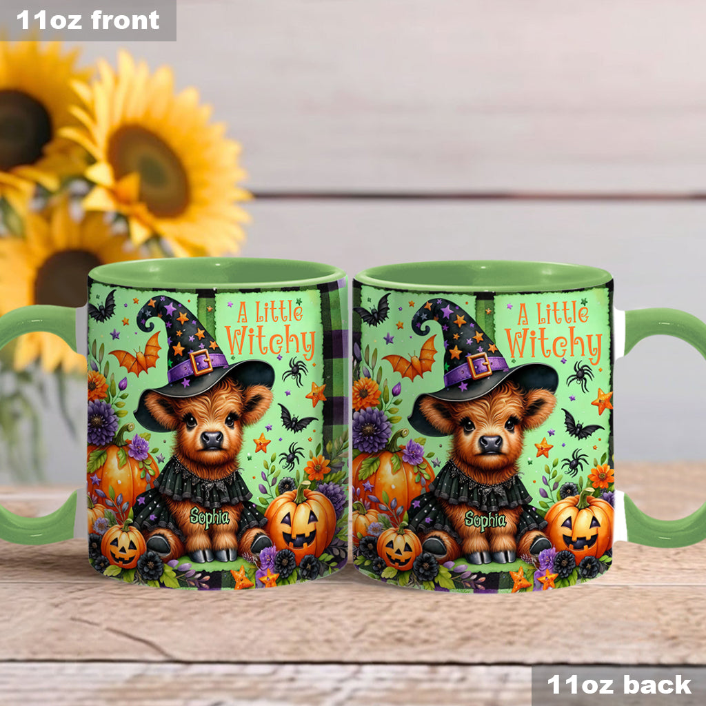 A Little Witch - Personalized Accent Mug