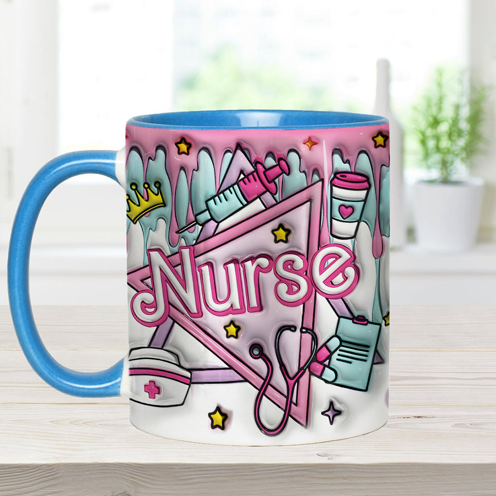 Stolze Krankenschwester – Personalisierte Tasse mit Krankenschwester-Akzent