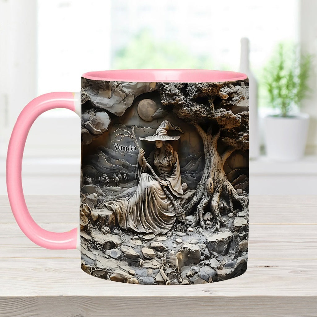 Wunderschöne Hexe – Personalisierte Tasse mit Hexenmotiv