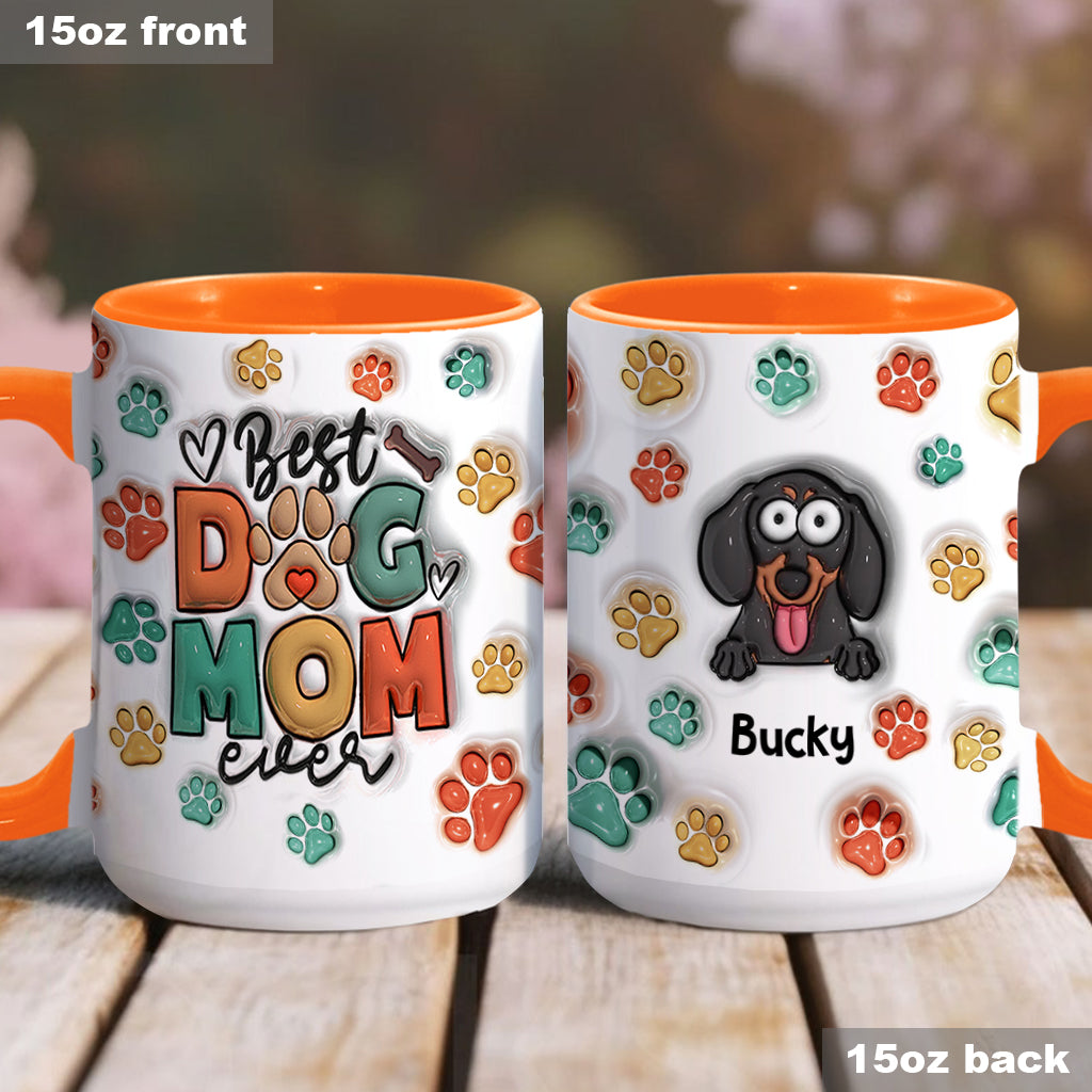 Die beste Hundemama aller Zeiten – personalisierte Tasse mit Hundemotiv