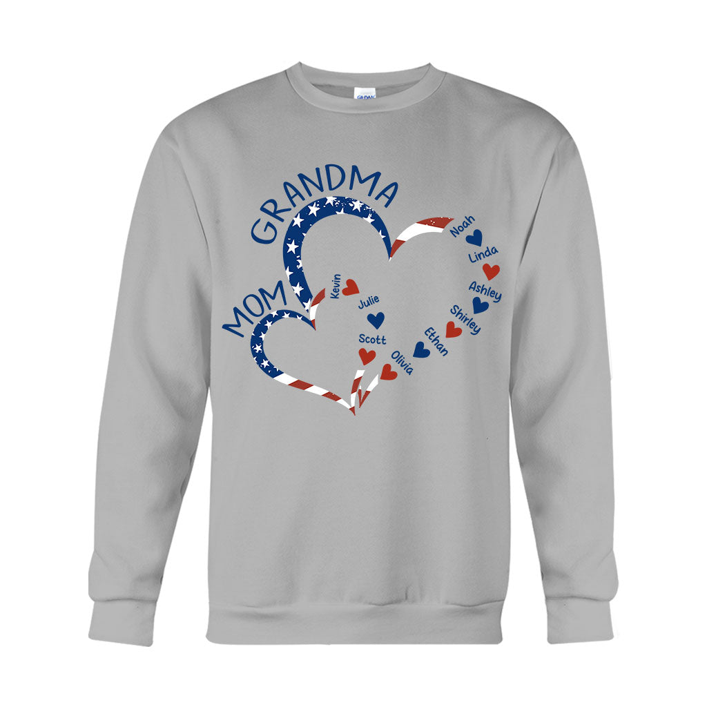 Erst Mama, jetzt Oma – Personalisiertes Oma-T-Shirt und Hoodie