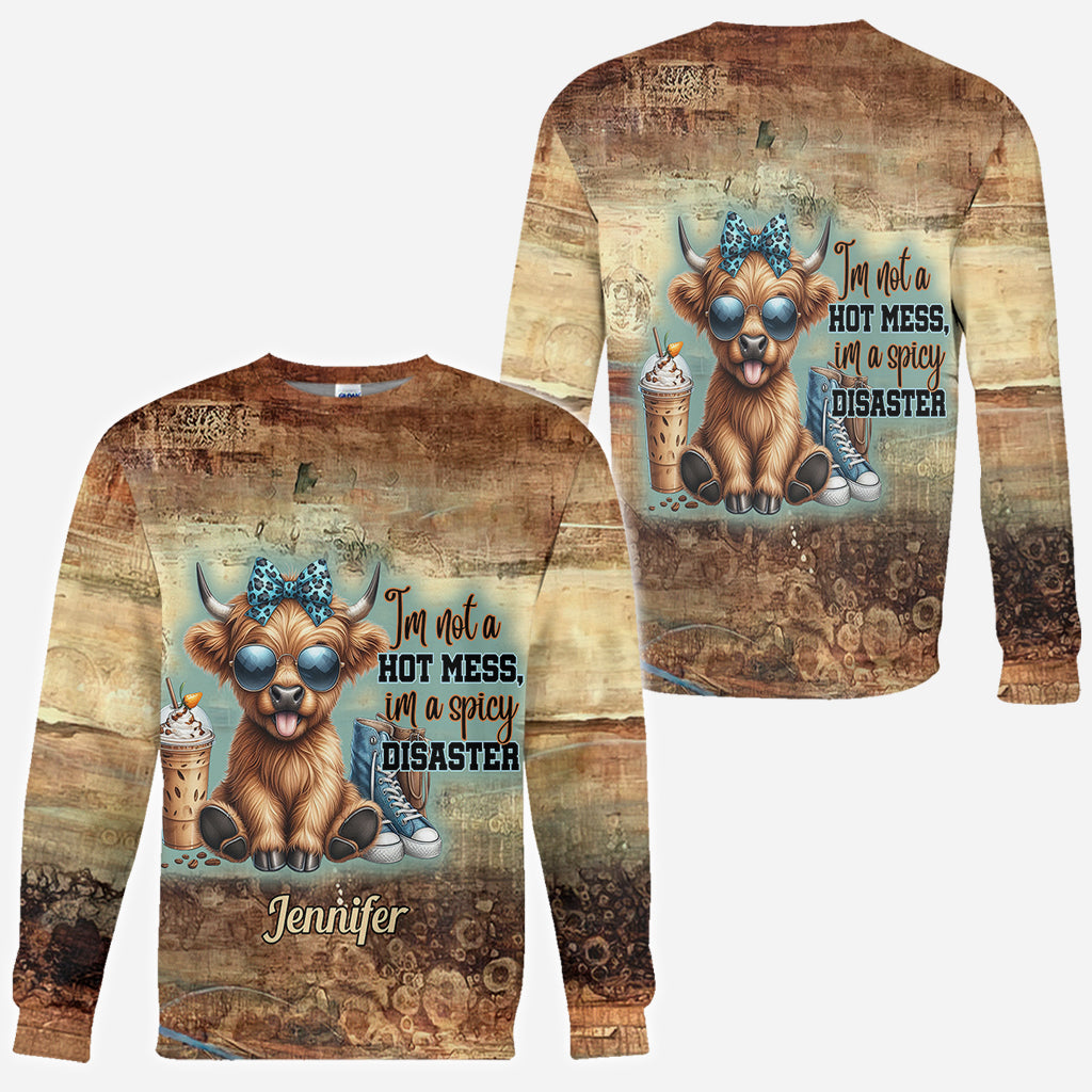 I'm Not A Hot Mess - Personalized All Over Shirt