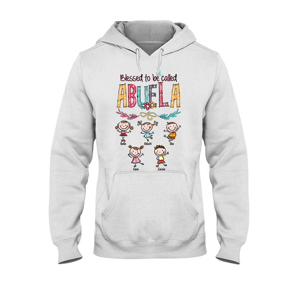 Dios Me Regaló Dos Títulos – Personalisiertes Oma-T-Shirt und Kapuzenpullover