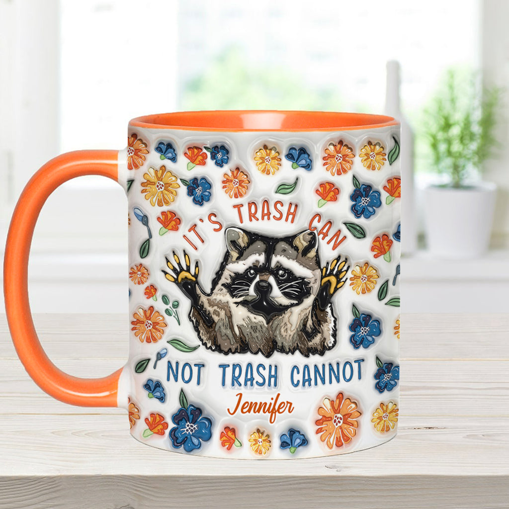 Lustiger Motivationsbecher mit Waschbär-Motiv – personalisierte Tasse mit Waschbär-Akzent