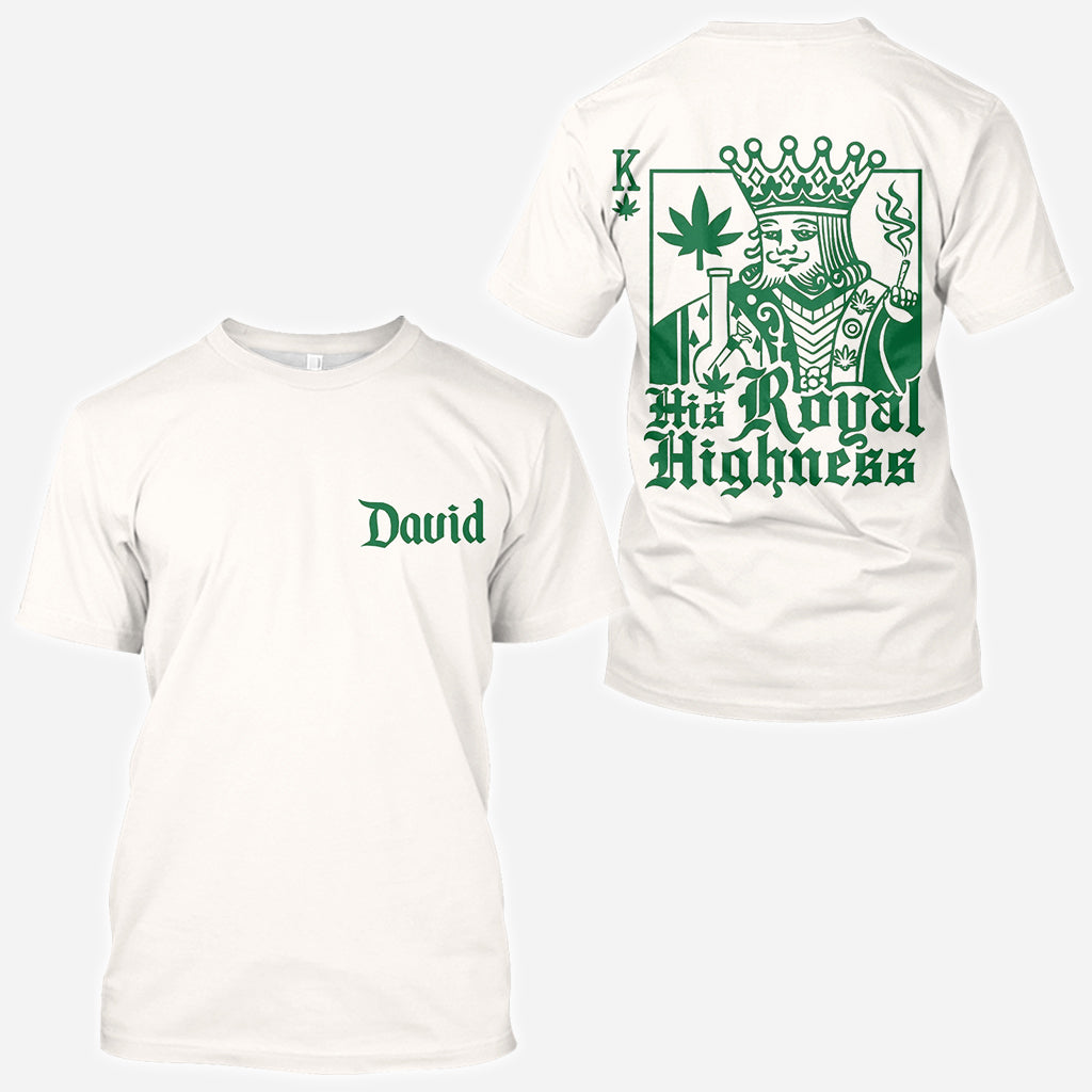 Königliche Hoheit – Personalisiertes „Weed All Over“-Shirt