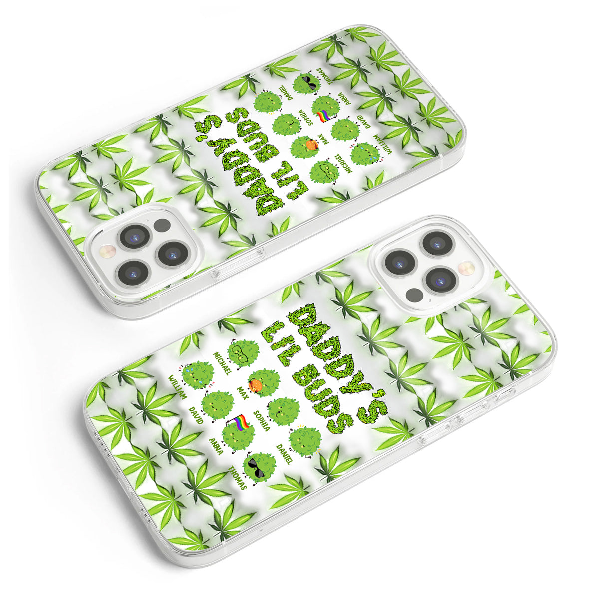 Dopest Dad Ever - Personalized Father Clear Phone Case