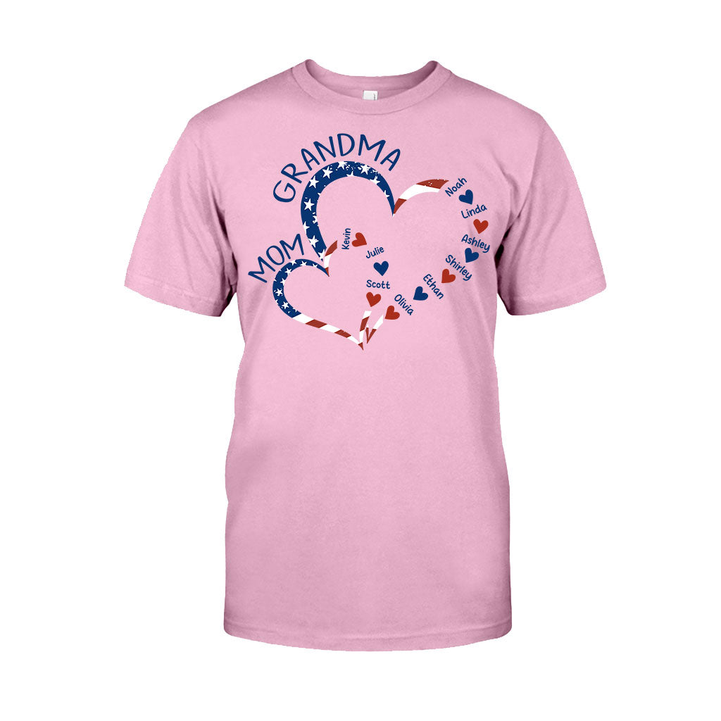 Erst Mama, jetzt Oma – Personalisiertes Oma-T-Shirt und Hoodie