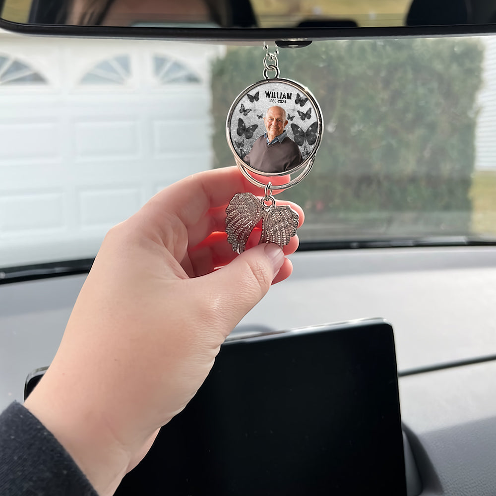 Dein Leben war ein Segen – Personalisierter Gedenkflügel-Anhänger