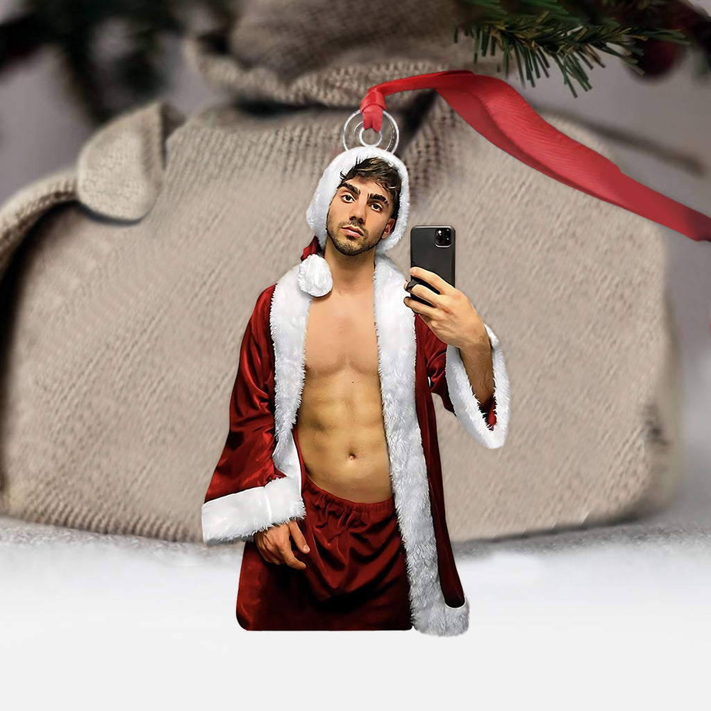 Foto-Ornament als Geschenk für die Freundin – personalisiertes, individuell geformtes Ornament für Paare