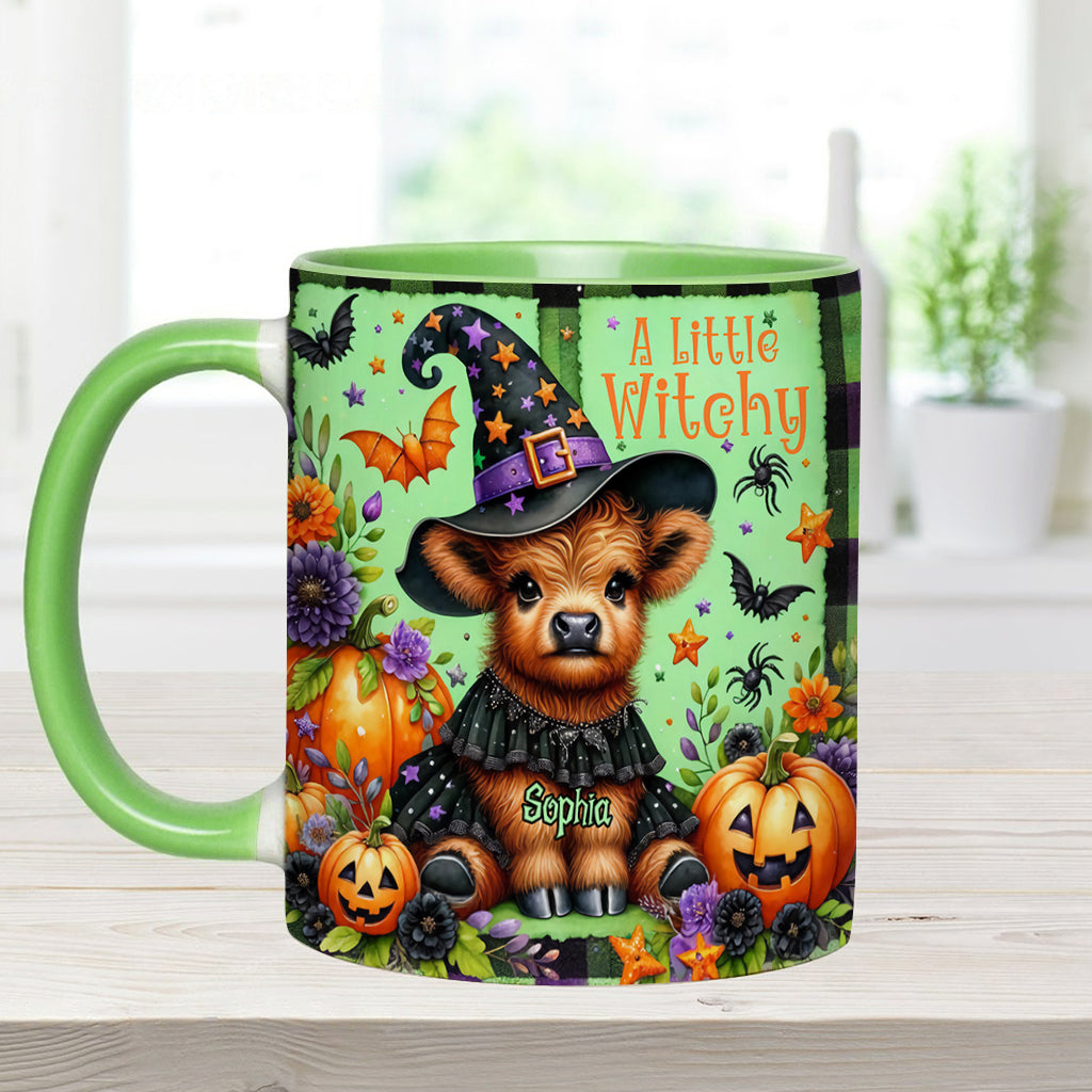 A Little Witch - Personalized Accent Mug
