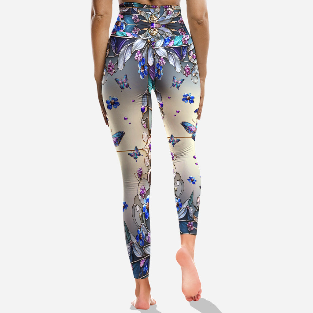 Ich trage Türkis und Lila – Personalisierter Hoodie und Leggings zur Suizidprävention