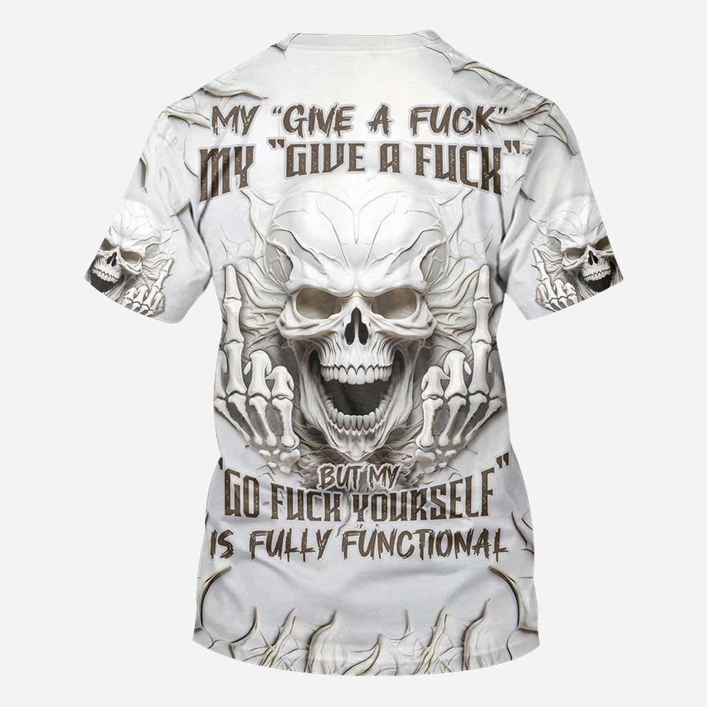 Sarkasmus Weißer Totenkopf - Personalisiertes Totenkopf-Shirt