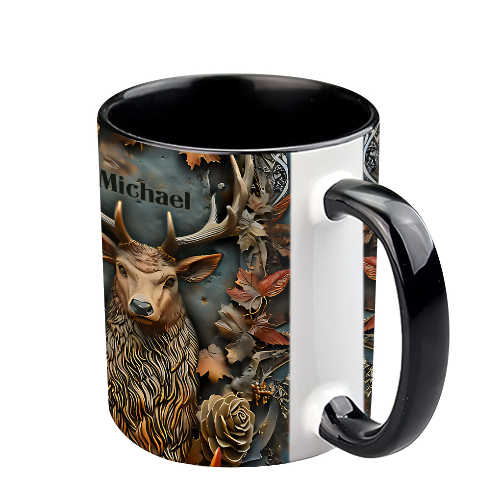 Liebe zur Jagd – Personalisierte Tasse mit Jagdmotiv