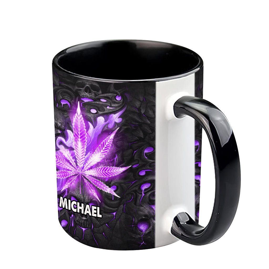 Free Your Mind - Personalized Weed Accent Mug