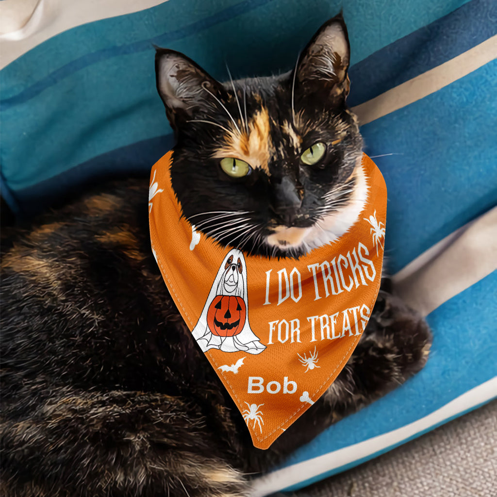 I Do Tricks for Treats - Personalized Dog Pet Bandana