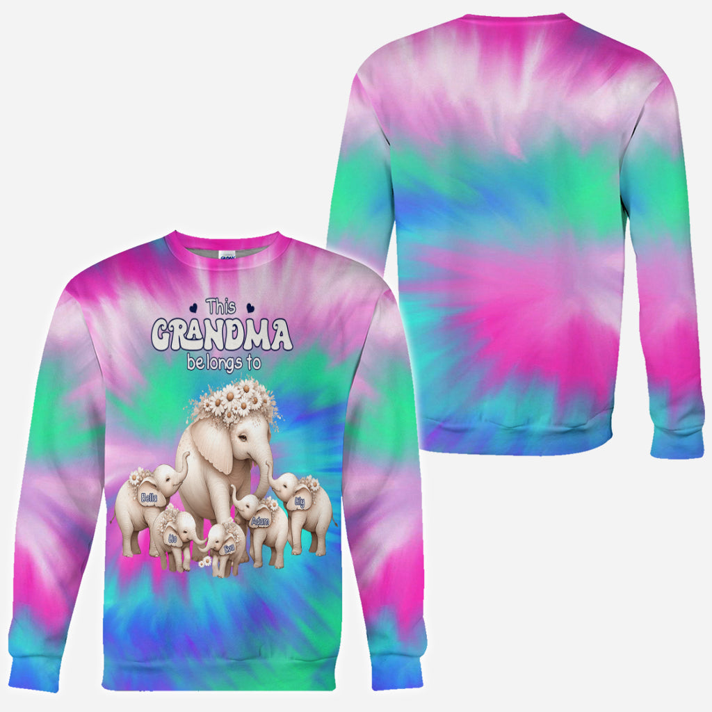 Dieses „Oma gehört Daisy Elephant“-Shirt – personalisiertes „Oma“-Shirt