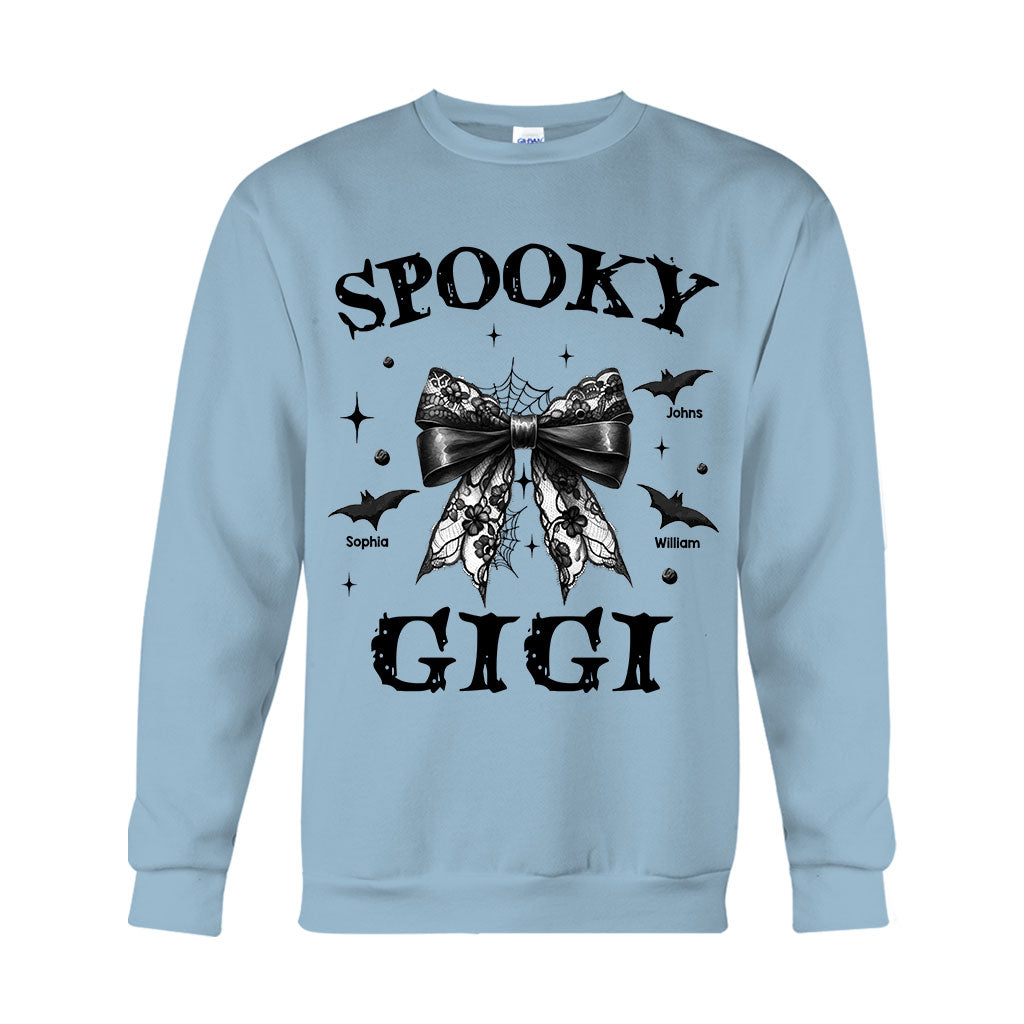 Gruselige Mama – Personalisiertes Mutter-T-Shirt und Hoodie