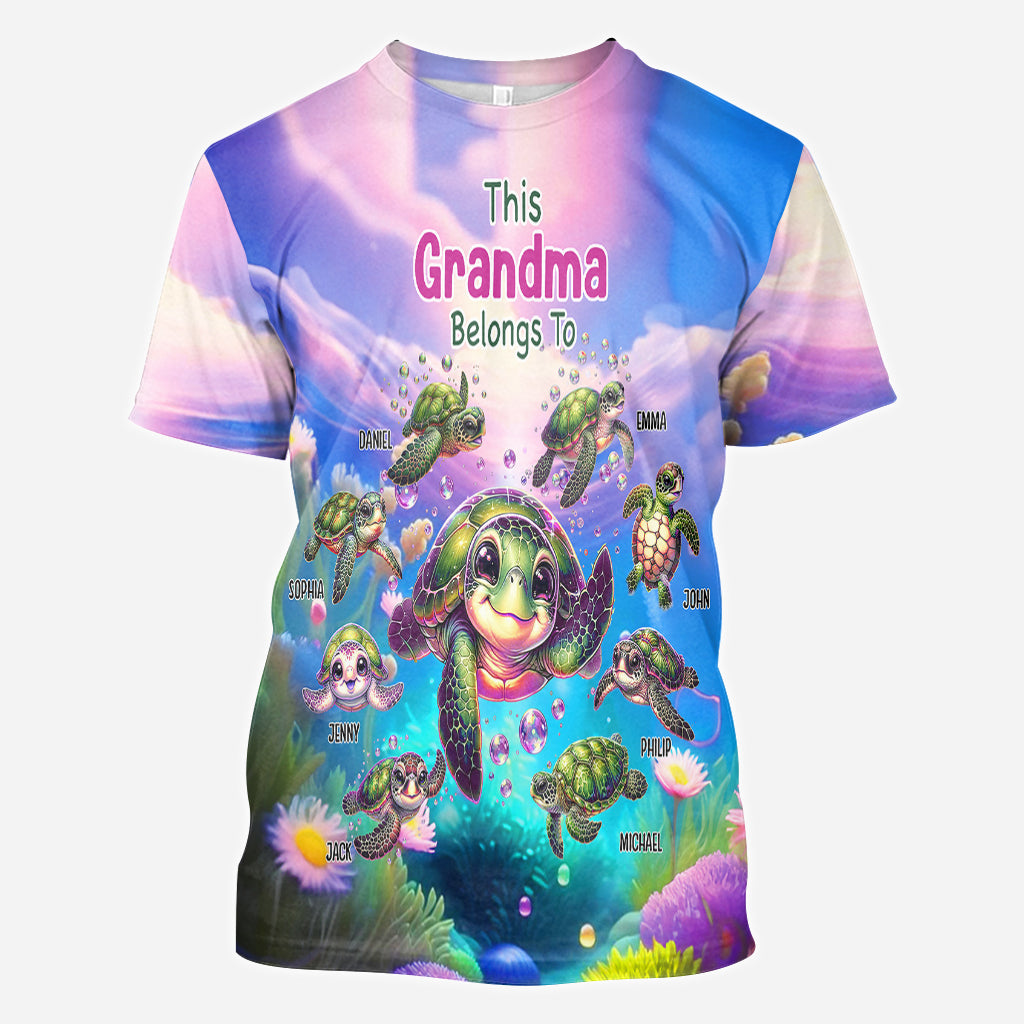 Dieses Oma-Shirt gehört zu - Personalisiertes Oma-Shirt