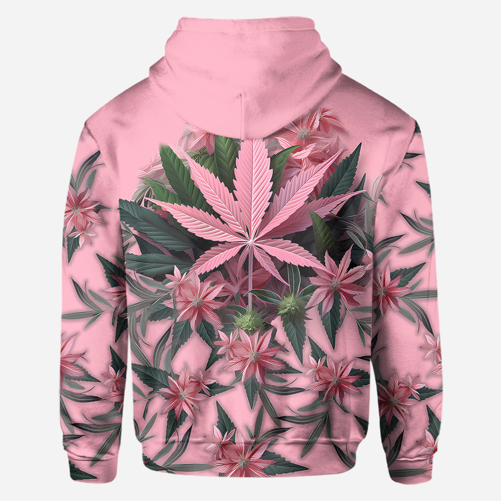 Pink Stoner Chick - Personalized Weed All Over Shirt