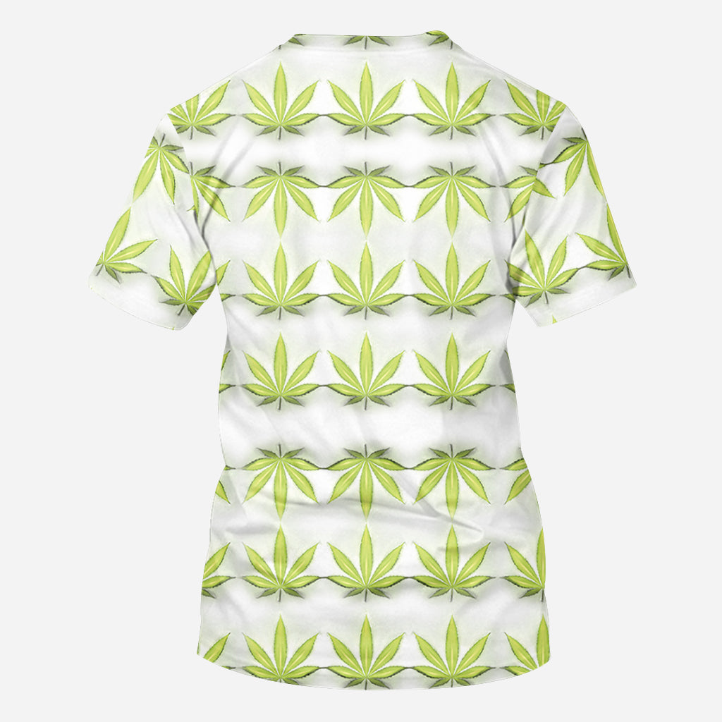 Der coolste Papa der Welt – personalisiertes T-Shirt mit Weed-Aufdruck