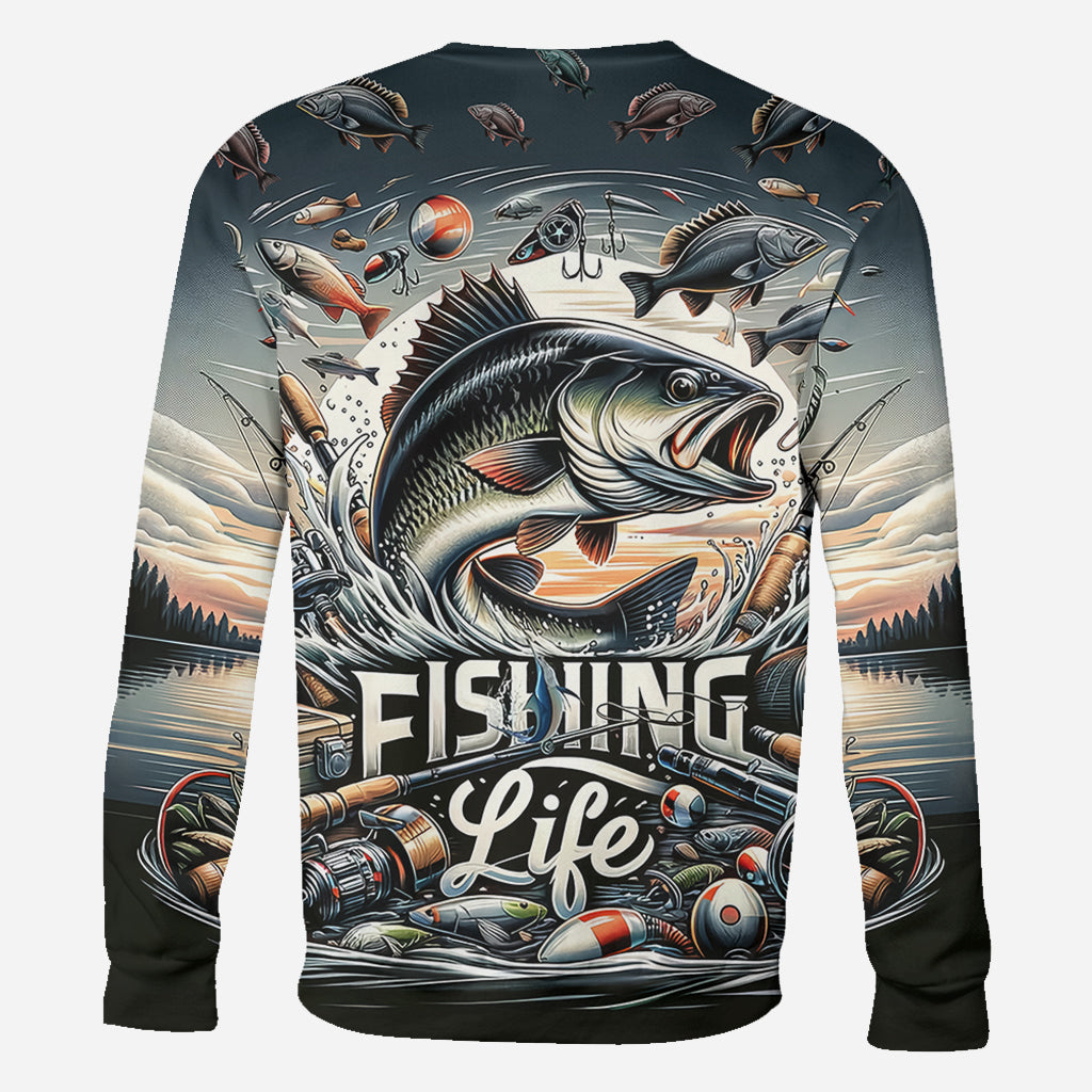 Fishing Life - Fishing All Over Shirt