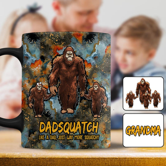 Dadsquatch More Squatchy - Personalisierte Vatertasse