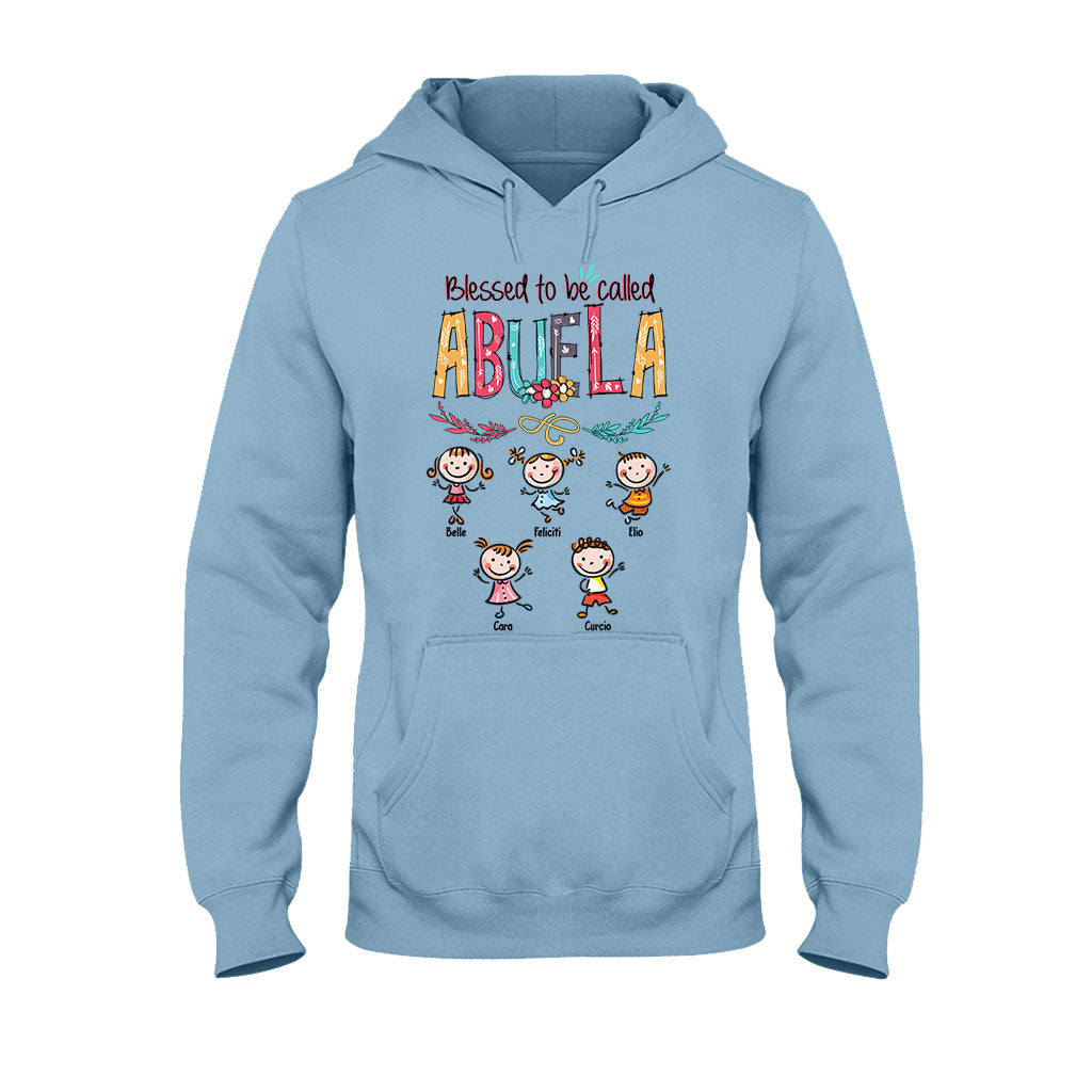 Dios Me Regaló Dos Títulos – Personalisiertes Oma-T-Shirt und Kapuzenpullover