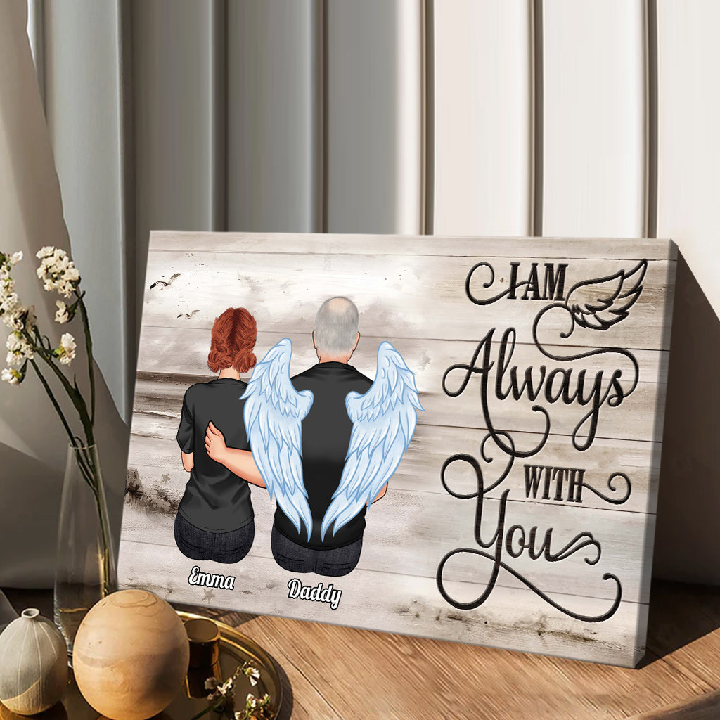 Ich bin immer bei dir – Personalisierte Gedenkleinwand und Poster
