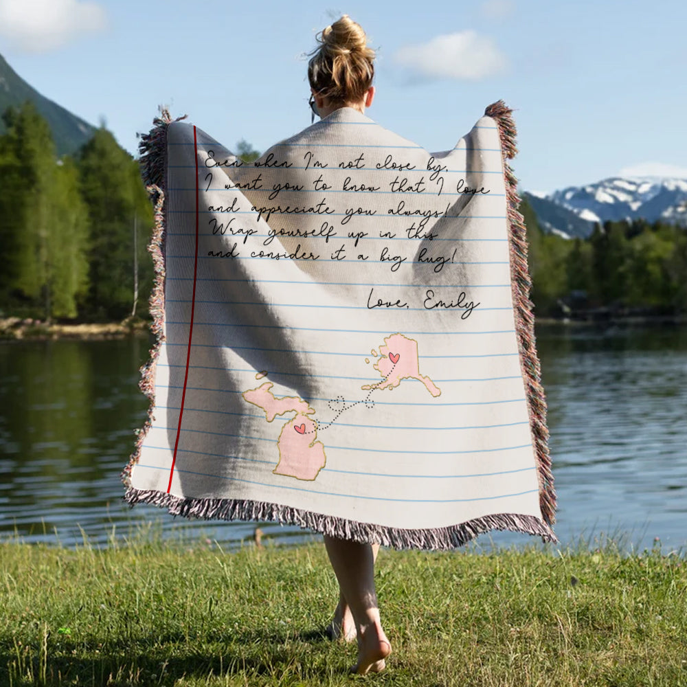 Liebe Mama, Brief – Personalisierte Mutterdecke