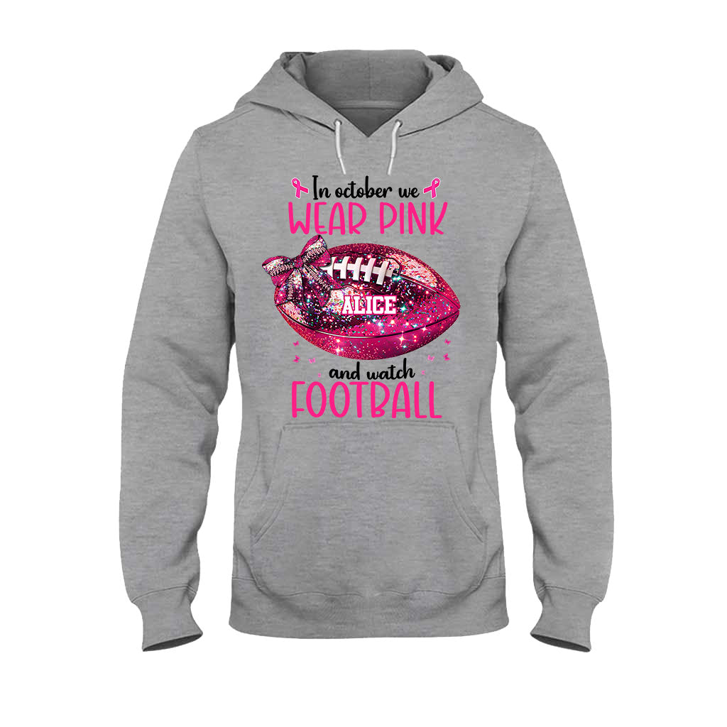 Im Oktober schauen wir zu – personalisiertes Fußball-T-Shirt und Hoodie