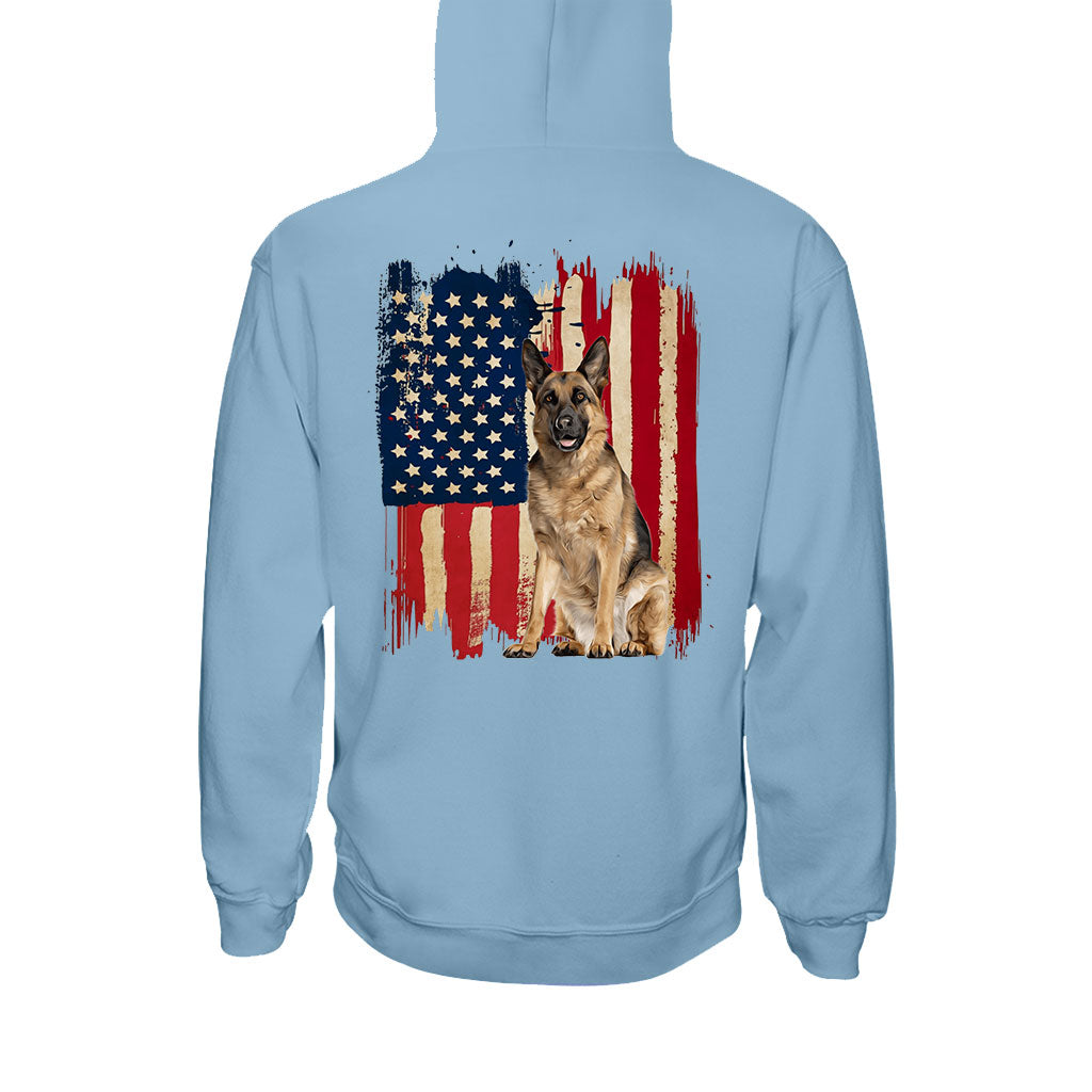 Welpenflagge – Personalisiertes Hunde-T-Shirt und Hoodie