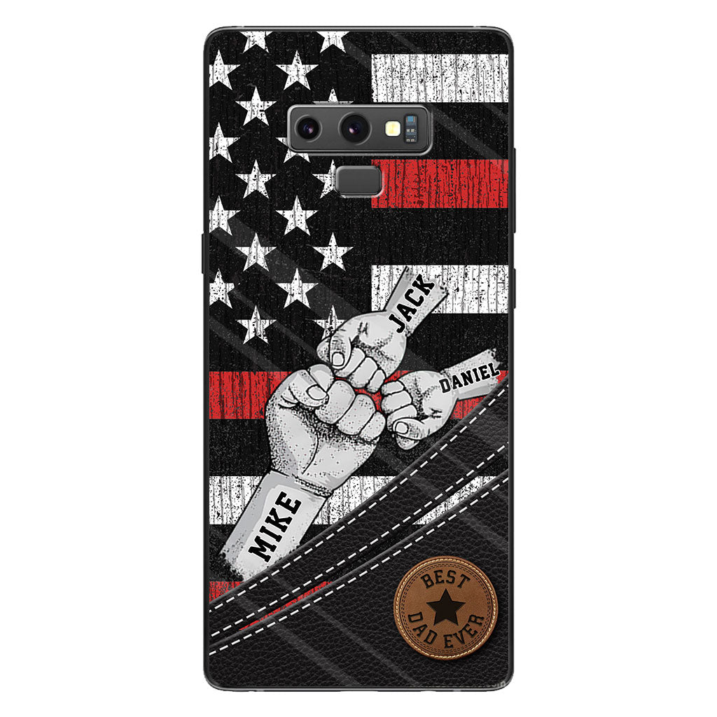 Wolfsrudel – Personalisierte Handyhülle für Väter