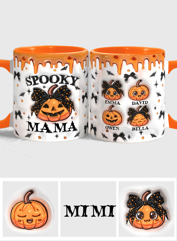 Gruselige Mama Oma Nana - Geschenk für Mama - Personalisierte Tasse mit Akzent