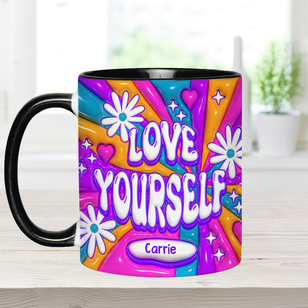 Love Yourself - Personalized Accent Mug