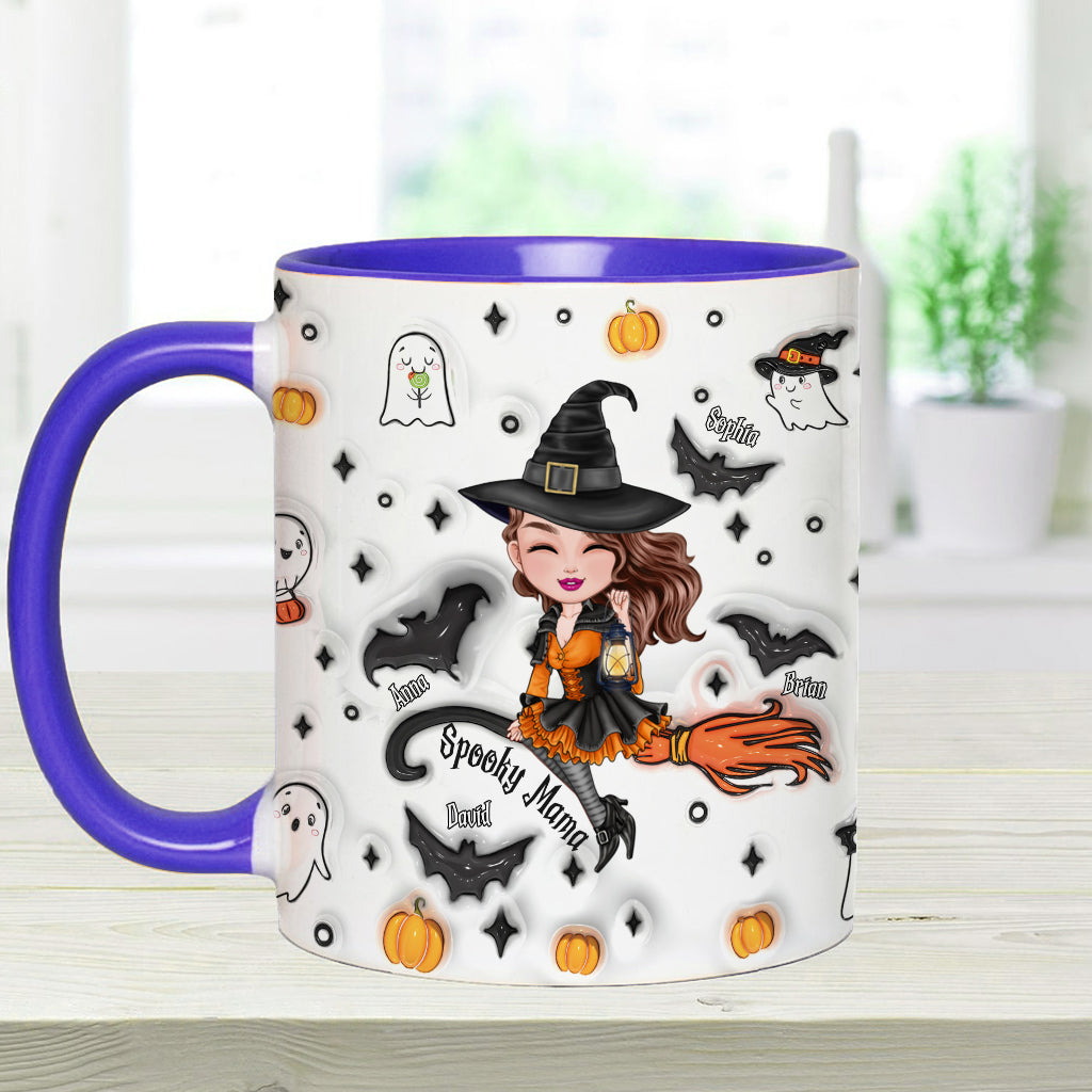 Gruselige Mama - Personalisierte Tasse mit Muttermotiv