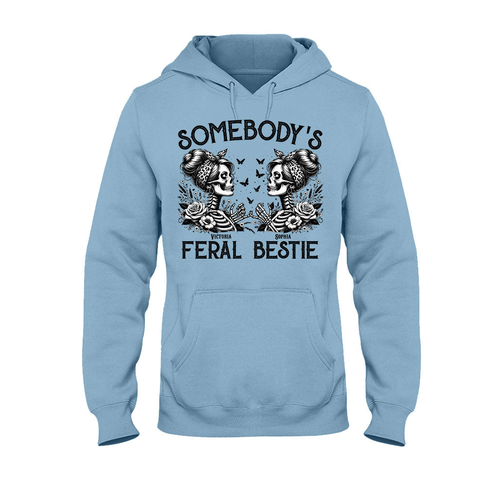 Gruselige beste Freundinnen für immer – Personalisiertes T-Shirt und Hoodie für beste Freundinnen