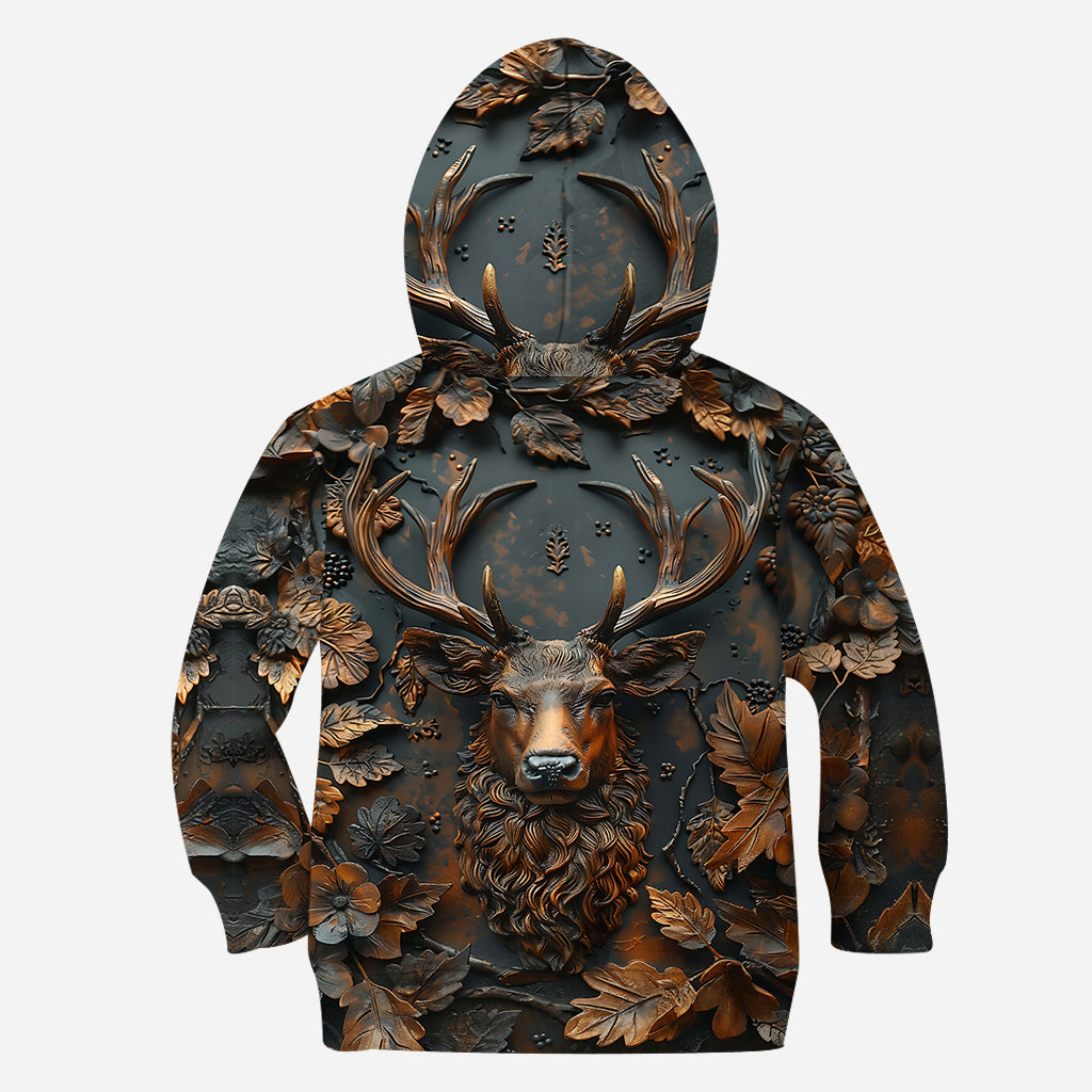 Cooles Hirsch-Shirt mit personalisiertem Jagdmotiv