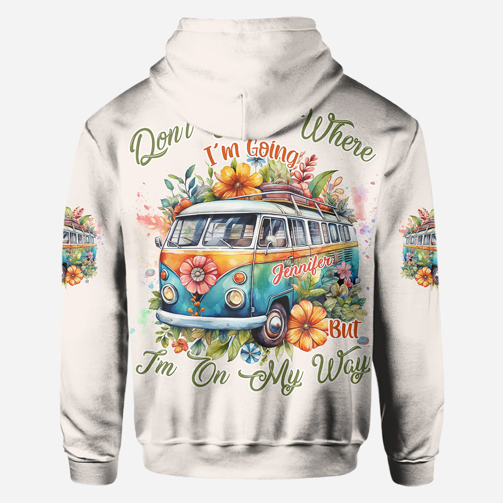 Unterwegs – Personalisiertes Hippie-Shirt
