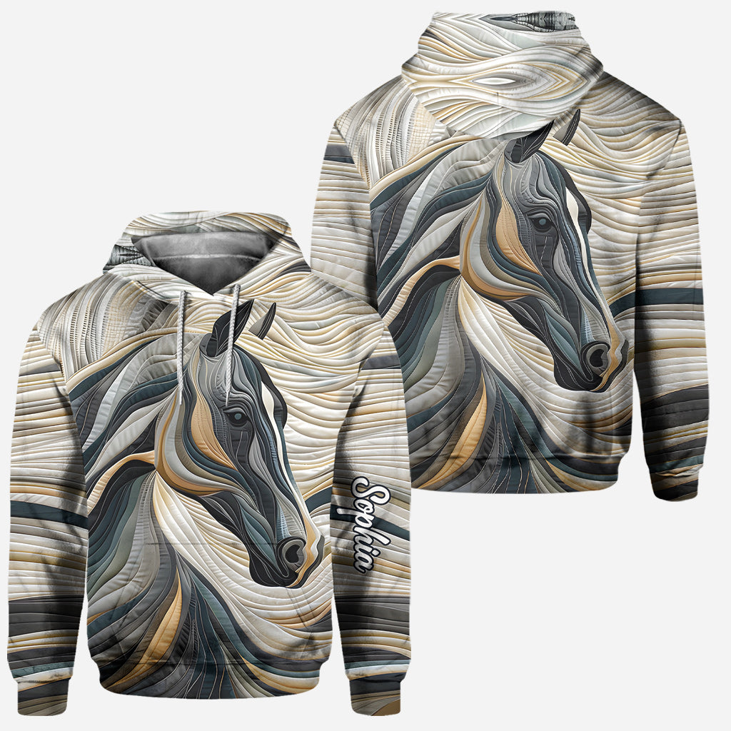 Wunderschönes Pferd – Personalisierter Pferde-Hoodie und Leggings