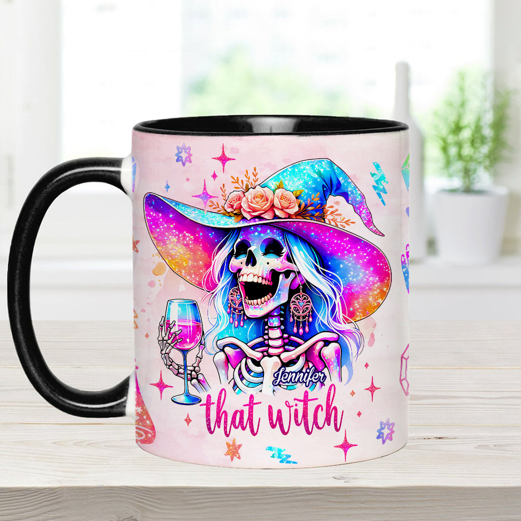 Diese Hexe – Personalisierte Tasse mit Hexenmotiv