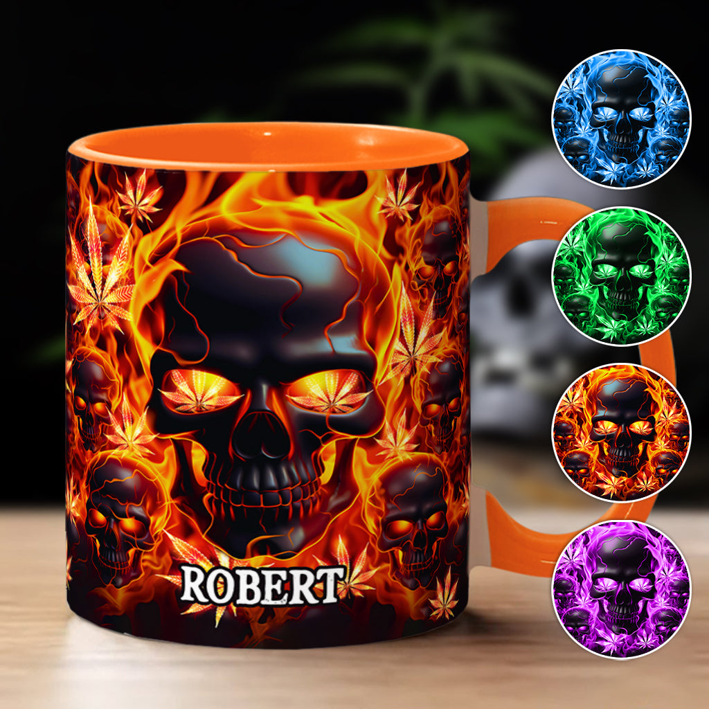 Free Your Mind - Personalized Weed Accent Mug