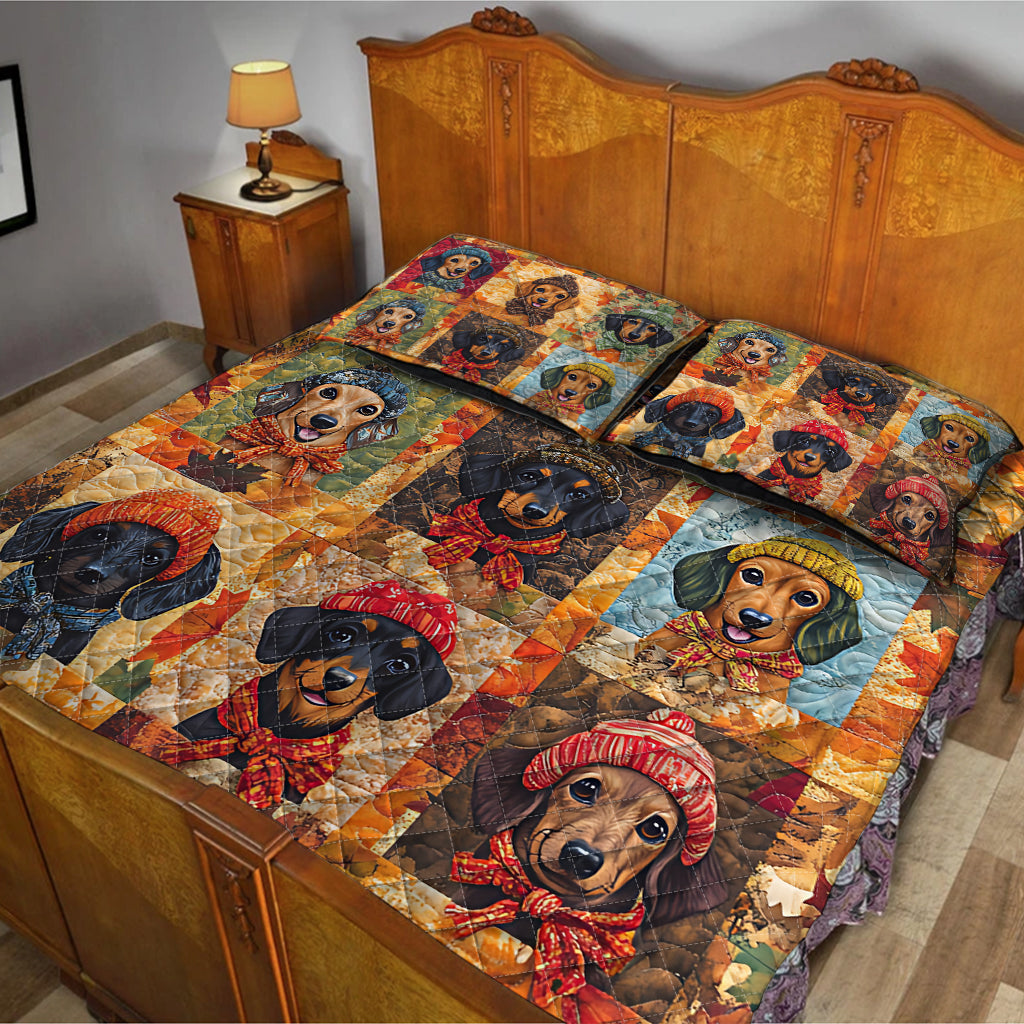 Hallo Herbst – Dackel-Quiltset