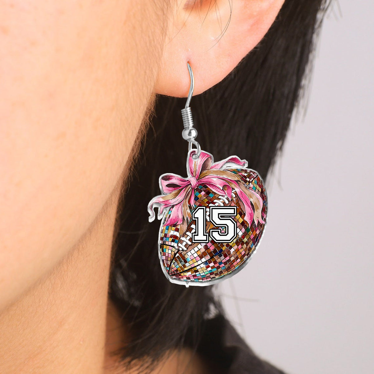 Football Mama – Personalisierte Fußball-Ohrringe