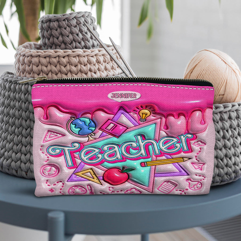 I Am Teacher - Personalized Teacher Pouch