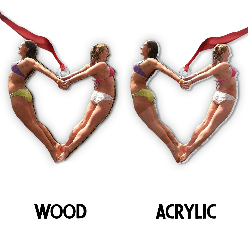 Foto-Weihnachtsbaumschmuck – Personalisierter Weihnachtsschmuck in individueller Form