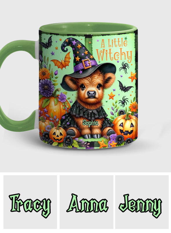 A Little Witch - Personalized Accent Mug