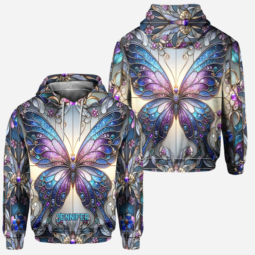 Personalisierter, wunderschöner Schmetterlings-Hoodie und Leggings