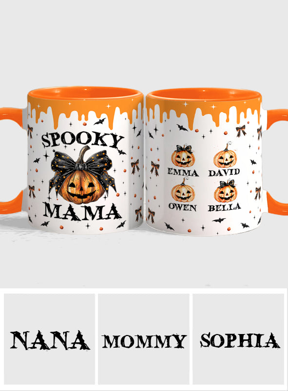 Gruselige Mama – Personalisierte Tasse mit Muttermotiv